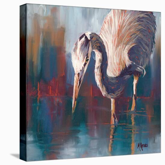 Urban Heron-Molly Reeves-Stretched Canvas