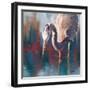 Urban Heron-Molly Reeves-Framed Art Print