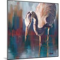 Urban Heron-Molly Reeves-Mounted Art Print