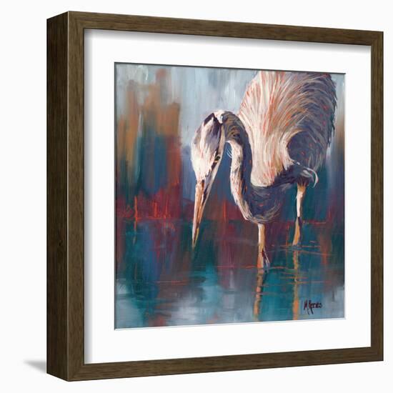 Urban Heron-Molly Reeves-Framed Art Print