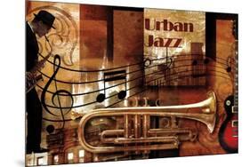 Urban Jazz-Paul Robert-Mounted Art Print