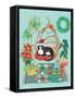 Urban Jungle Christmas I-Mary Urban-Framed Stretched Canvas