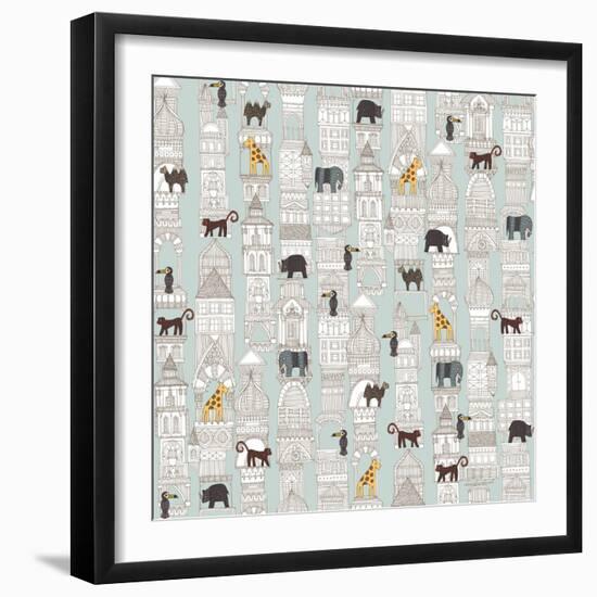 Urban Jungle-Sharon Turner-Framed Art Print