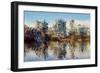 Urban Lake Wind-David Manlove-Framed Giclee Print