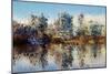 Urban Lake Wind-David Manlove-Mounted Giclee Print