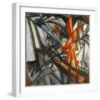 Urban Landscape. Canvas (1913-1914) 71 x 71 cm.-Olga Rozanova-Framed Giclee Print