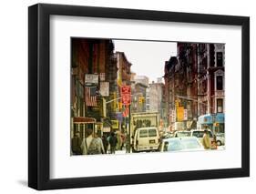 Urban Landscape - Chinatown - Manhattan - New York City - United States-Philippe Hugonnard-Framed Photographic Print