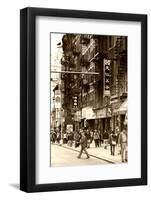 Urban Landscape - Chinatown - Manhattan - New York City - United States-Philippe Hugonnard-Framed Photographic Print