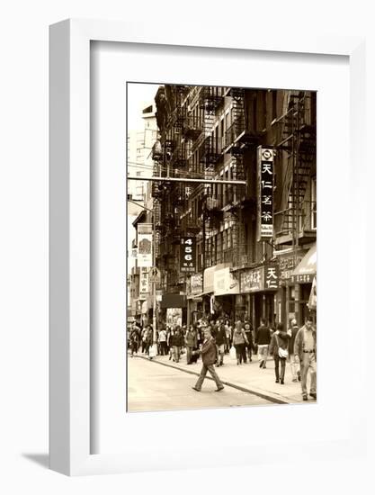 Urban Landscape - Chinatown - Manhattan - New York City - United States-Philippe Hugonnard-Framed Photographic Print