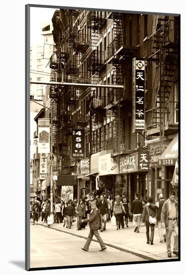 Urban Landscape - Chinatown - Manhattan - New York City - United States-Philippe Hugonnard-Mounted Photographic Print