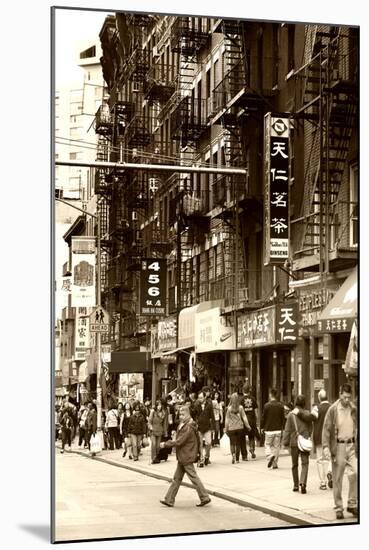 Urban Landscape - Chinatown - Manhattan - New York City - United States-Philippe Hugonnard-Mounted Photographic Print