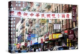 Urban Landscape - Chinatown - Manhattan - New York City - United States-Philippe Hugonnard-Stretched Canvas