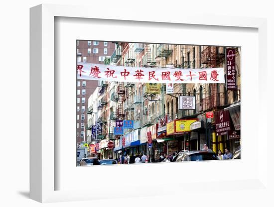 Urban Landscape - Chinatown - Manhattan - New York City - United States-Philippe Hugonnard-Framed Photographic Print