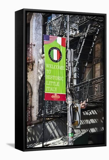 Urban Landscape - Little Italy - Manhattan - New York City - United States-Philippe Hugonnard-Framed Stretched Canvas