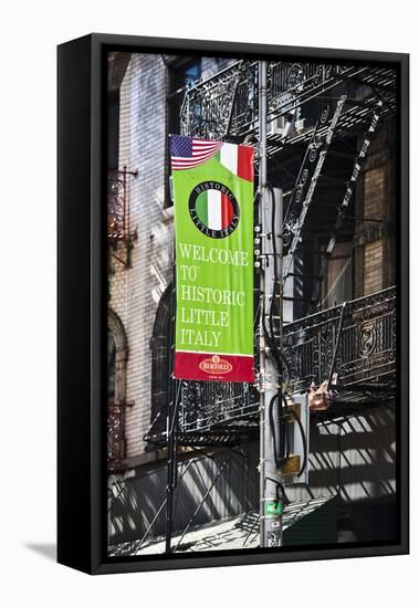 Urban Landscape - Little Italy - Manhattan - New York City - United States-Philippe Hugonnard-Framed Stretched Canvas