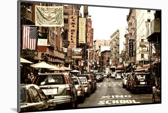 Urban Landscape - Little Italy - Manhattan - New York City - United States-Philippe Hugonnard-Mounted Photographic Print