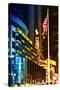 Urban Landscape - Nasdaq marketsite - Times Square - Manhattan - New York City - United States-Philippe Hugonnard-Stretched Canvas