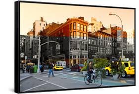 Urban Landscape - Union Square - Manhattan - New York City - United States-Philippe Hugonnard-Framed Stretched Canvas