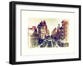 Urban Landscape West Village Manhattan in Winter-Philippe Hugonnard-Framed Art Print