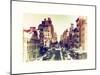 Urban Landscape West Village Manhattan in Winter-Philippe Hugonnard-Mounted Art Print