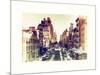 Urban Landscape West Village Manhattan in Winter-Philippe Hugonnard-Mounted Art Print