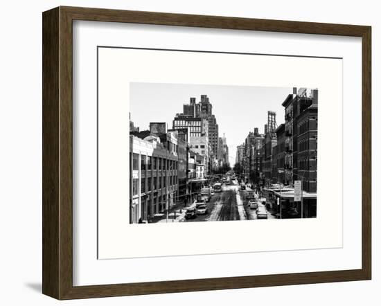 Urban Landscape West Village Manhattan in Winter-Philippe Hugonnard-Framed Art Print