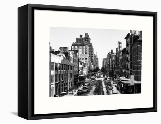 Urban Landscape West Village Manhattan in Winter-Philippe Hugonnard-Framed Stretched Canvas