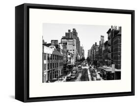 Urban Landscape West Village Manhattan in Winter-Philippe Hugonnard-Framed Stretched Canvas