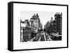 Urban Landscape West Village Manhattan in Winter-Philippe Hugonnard-Framed Stretched Canvas