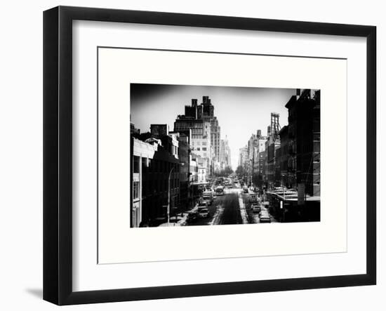 Urban Landscape West Village Manhattan in Winter-Philippe Hugonnard-Framed Art Print