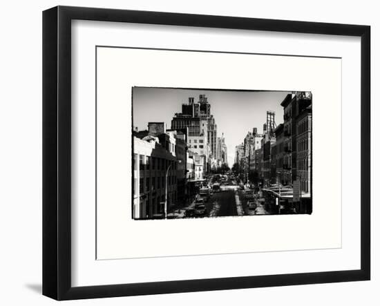 Urban Landscape West Village Manhattan in Winter-Philippe Hugonnard-Framed Art Print