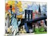 Urban Liberty-Alan Lambert-Mounted Giclee Print