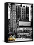 Urban Lifestyle Scene, Yellow Cab, Amsterdam Av, Upper West Side of Manhattan, NYC, USA-Philippe Hugonnard-Framed Stretched Canvas