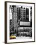 Urban Lifestyle Scene, Yellow Cab, Amsterdam Av, Upper West Side of Manhattan, NYC, USA-Philippe Hugonnard-Framed Premium Photographic Print