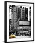 Urban Lifestyle Scene, Yellow Cab, Amsterdam Av, Upper West Side of Manhattan, NYC, USA-Philippe Hugonnard-Framed Premium Photographic Print
