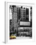Urban Lifestyle Scene, Yellow Cab, Amsterdam Av, Upper West Side of Manhattan, NYC, USA-Philippe Hugonnard-Framed Photographic Print
