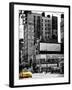 Urban Lifestyle Scene, Yellow Cab, Amsterdam Av, Upper West Side of Manhattan, NYC, USA-Philippe Hugonnard-Framed Photographic Print