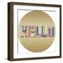 Urban Luxe - Hello-Tom Frazier-Framed Giclee Print