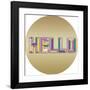 Urban Luxe - Hello-Tom Frazier-Framed Giclee Print