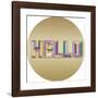 Urban Luxe - Hello-Tom Frazier-Framed Giclee Print