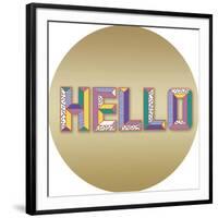 Urban Luxe - Hello-Tom Frazier-Framed Giclee Print