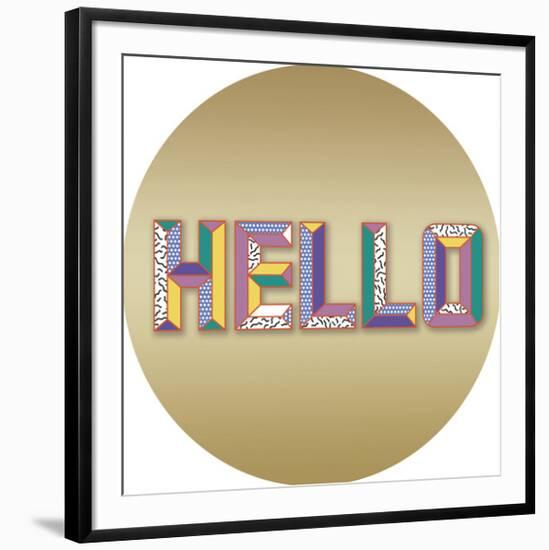 Urban Luxe - Hello-Tom Frazier-Framed Giclee Print