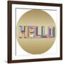 Urban Luxe - Hello-Tom Frazier-Framed Giclee Print