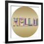 Urban Luxe - Hello-Tom Frazier-Framed Giclee Print