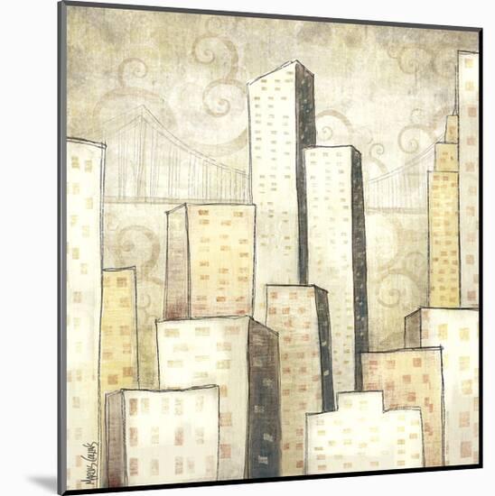 Urban Monograph I-Marcus Collins-Mounted Giclee Print