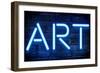 Urban Neon Collection - Blue ART-Philippe Hugonnard-Framed Art Print