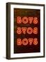 Urban Neon Collection - BOYS-Philippe Hugonnard-Framed Art Print