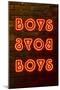 Urban Neon Collection - BOYS-Philippe Hugonnard-Mounted Art Print