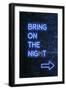 Urban Neon Collection - Bring on the Night-Philippe Hugonnard-Framed Art Print