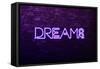 Urban Neon Collection - DREAMS-Philippe Hugonnard-Framed Stretched Canvas